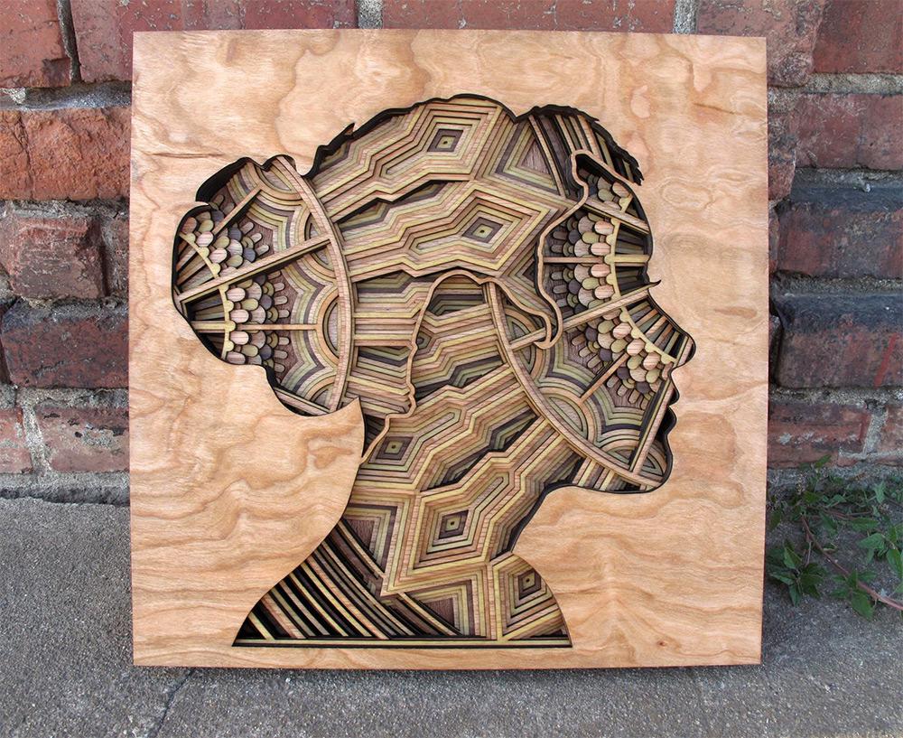 Stunning Laser Cut Wood Relief Sculptures By Gabriel Schama 8