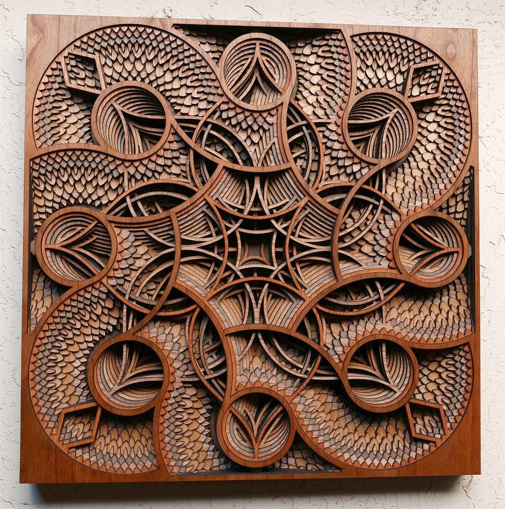 Stunning Laser Cut Wood Relief Sculptures By Gabriel Schama 9