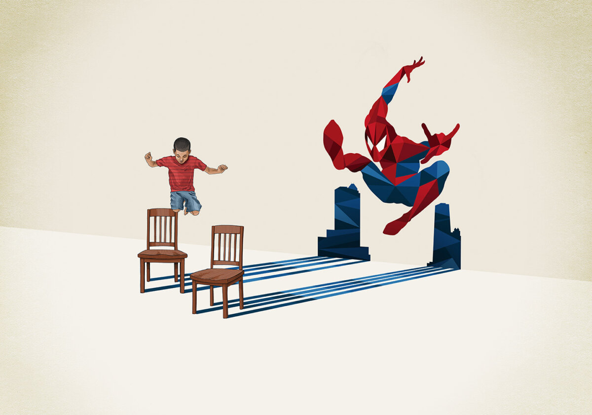 Super Shadows Illustrations That Explore The Power Of Childrens Imagination By Jason Ratliff 11