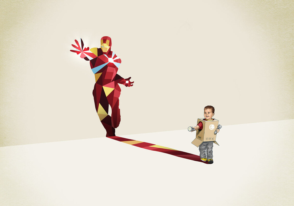 Super Shadows Illustrations That Explore The Power Of Childrens Imagination By Jason Ratliff 7