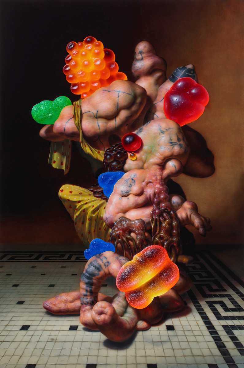 Surreal Gummy Candy The Vibrant And Colorful Photo Realistic Paintings Of Christian Rex Van Minnen 1