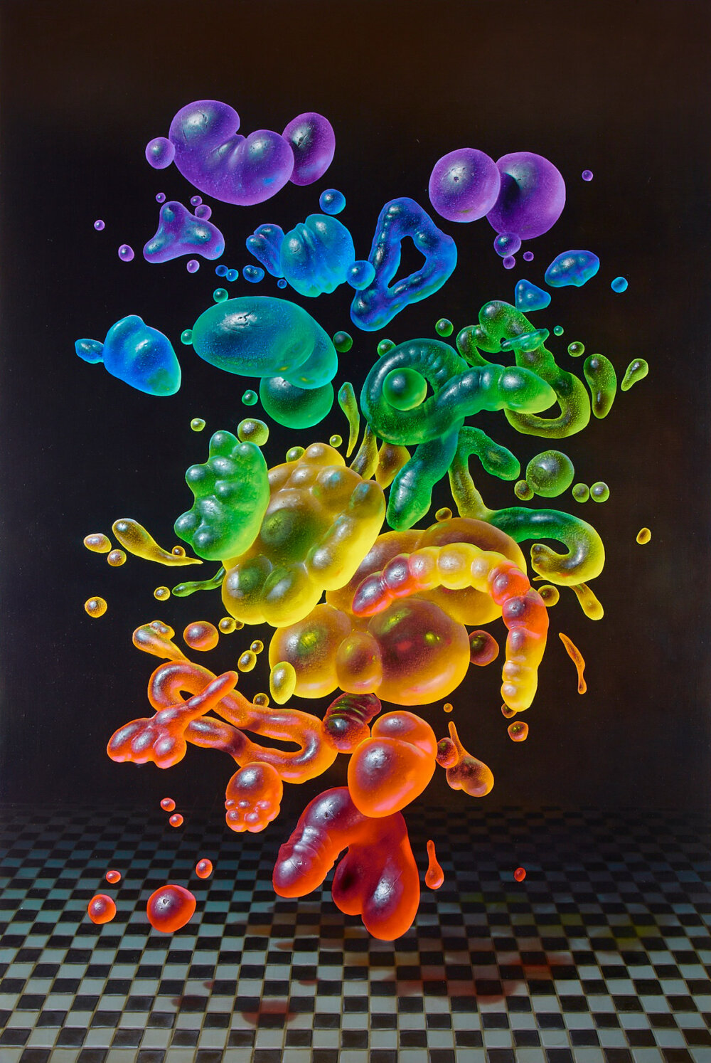 Surreal Gummy Candy The Vibrant And Colorful Photo Realistic Paintings Of Christian Rex Van Minnen 2