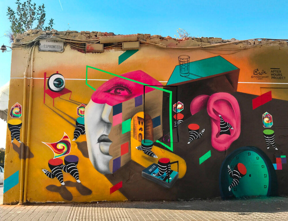 The Surreal And Psychedelic Street Art Of Magda Cwik 8