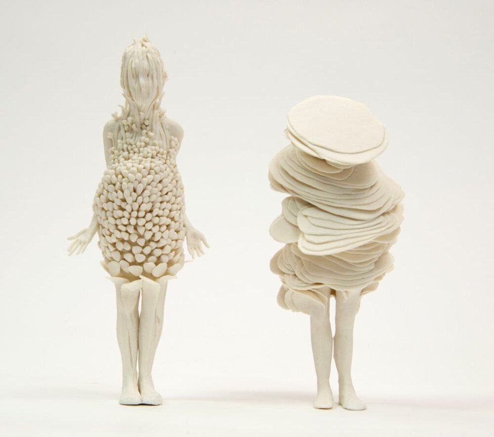 The Surreal Sculptures Of Figures Fused With Organic Forms By Claudia Fontes 12