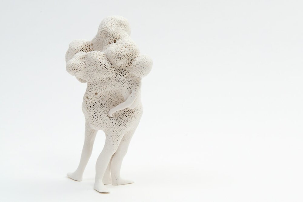 The Surreal Sculptures Of Figures Fused With Organic Forms By Claudia Fontes 5