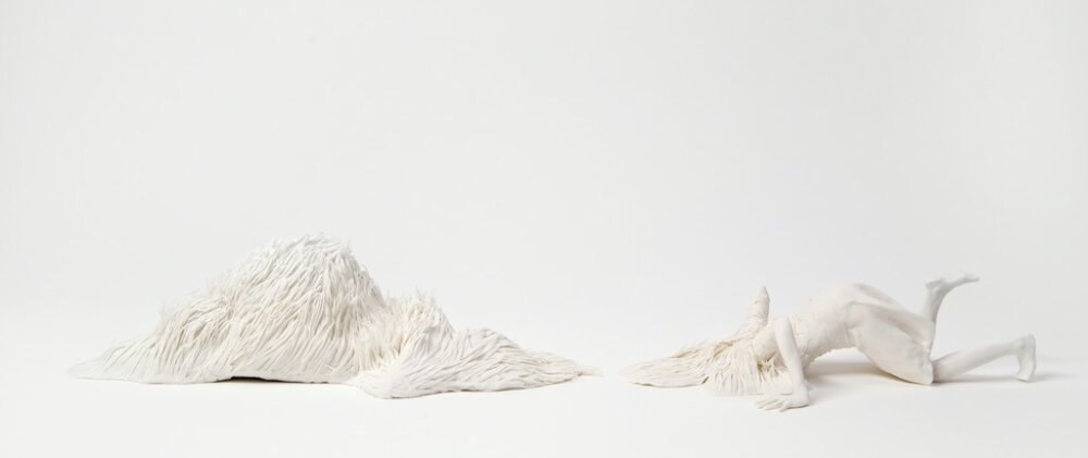 The Surreal Sculptures Of Figures Fused With Organic Forms By Claudia Fontes 8