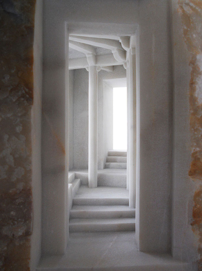 Classical Architecture Carved Into Stones And Marble Blocks By Matthew Simmonds 12