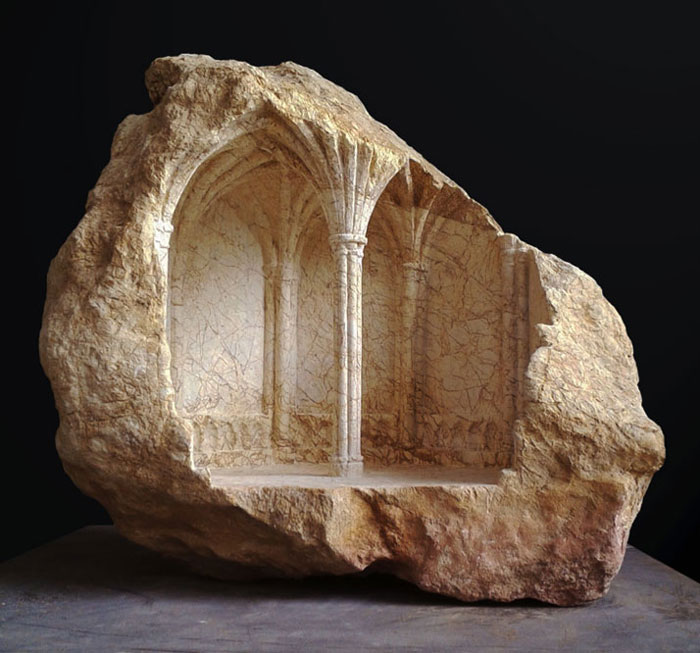 Classical Architecture Carved Into Stones And Marble Blocks By Matthew Simmonds 21