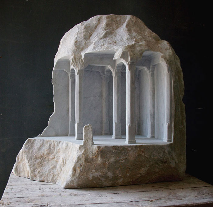 Classical Architecture Carved Into Stones And Marble Blocks By Matthew Simmonds 3