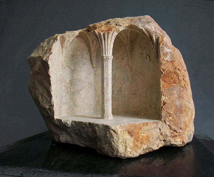 Classical Architecture Carved Into Stones And Marble Blocks By Matthew Simmonds 5