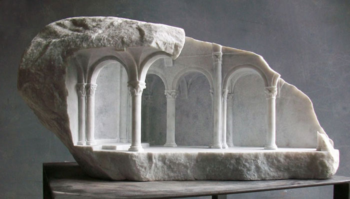 Classical Architecture Carved Into Stones And Marble Blocks By Matthew Simmonds 9