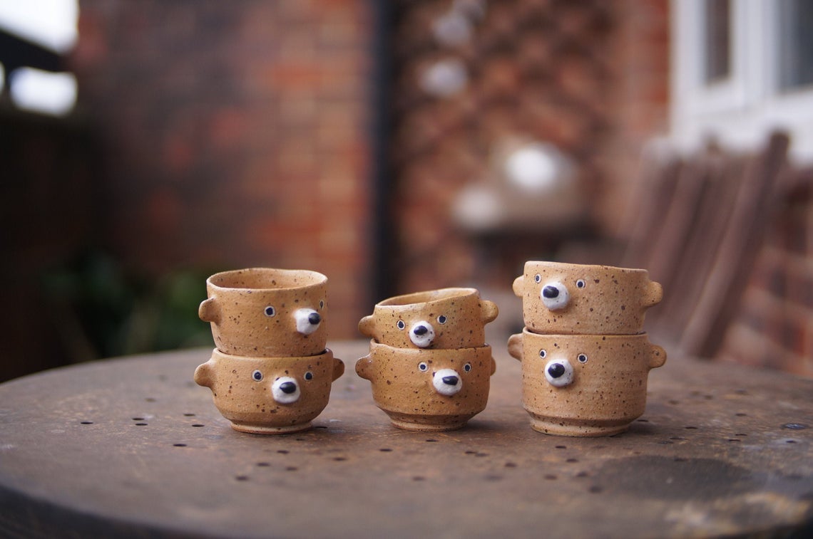 Cute Handmade Ceramics In The Shape Of Bears By Chi 1