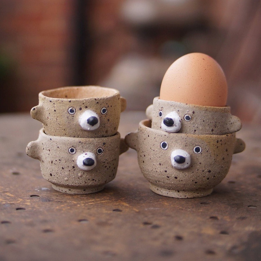 Cute Handmade Ceramics In The Shape Of Bears By Chi 4