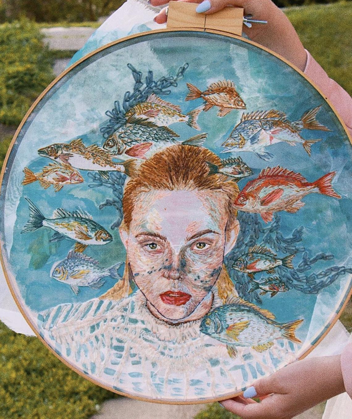 Extraordinary Embroidered Portraits And Illustrations By Katerina Marchenko 1