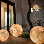 Luna: a moon-shaped lantern created to inspire your nights, developed by Acorn Studio