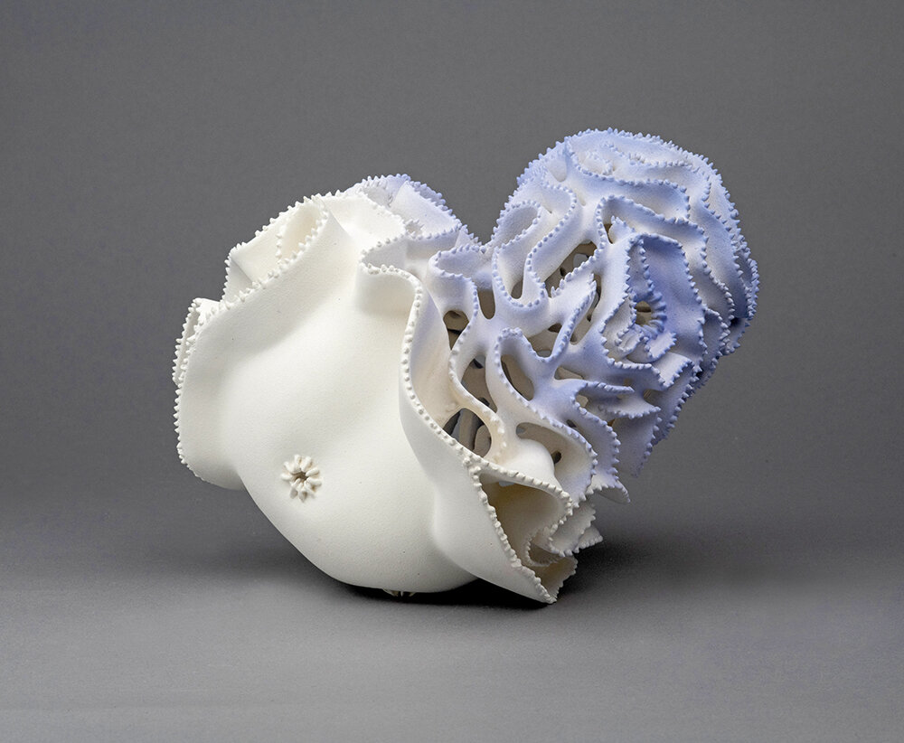 Marine Abstracts Coral Like Ceramic Sculptures By Marguerita Hagan 9