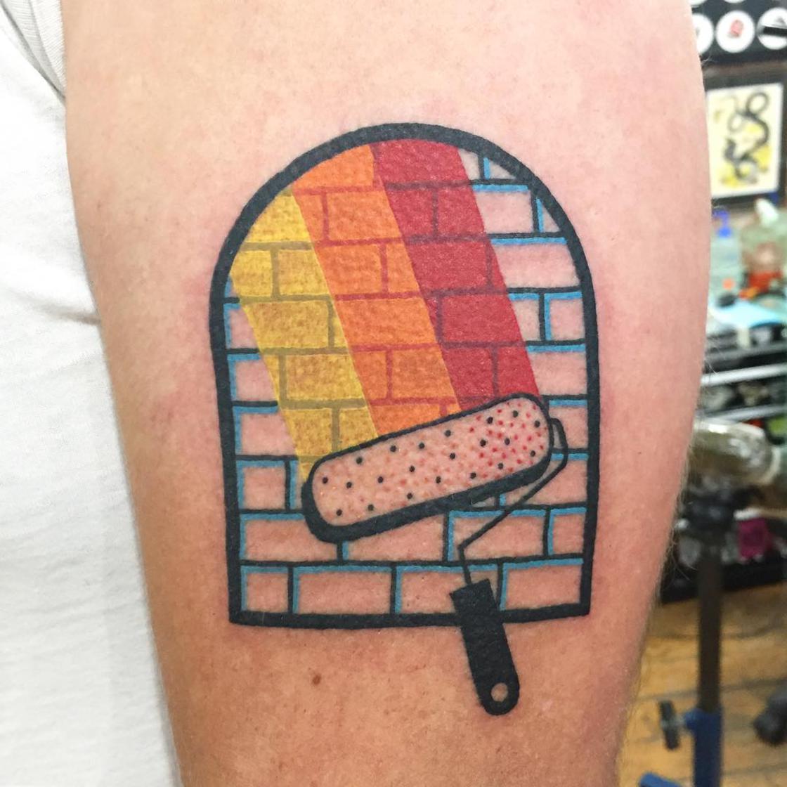 Multicolored Vintage Tattoos By Winston The Whale 12