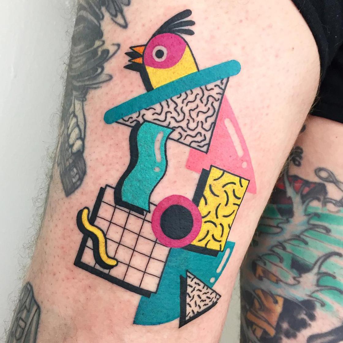 Multicolored Vintage Tattoos By Winston The Whale 6
