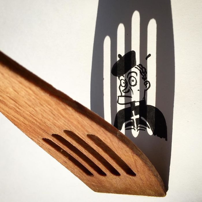 Shadows Turned Into Amusing And Creative Doodles By Vincent Bal 17