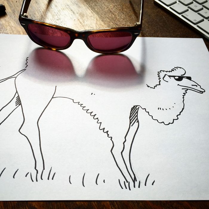 Shadows Turned Into Amusing And Creative Doodles By Vincent Bal 20