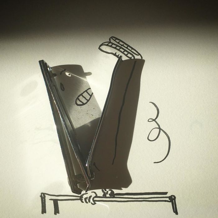 Shadows Turned Into Amusing And Creative Doodles By Vincent Bal 21