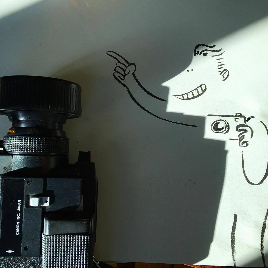 Shadows Turned Into Amusing And Creative Doodles By Vincent Bal 8