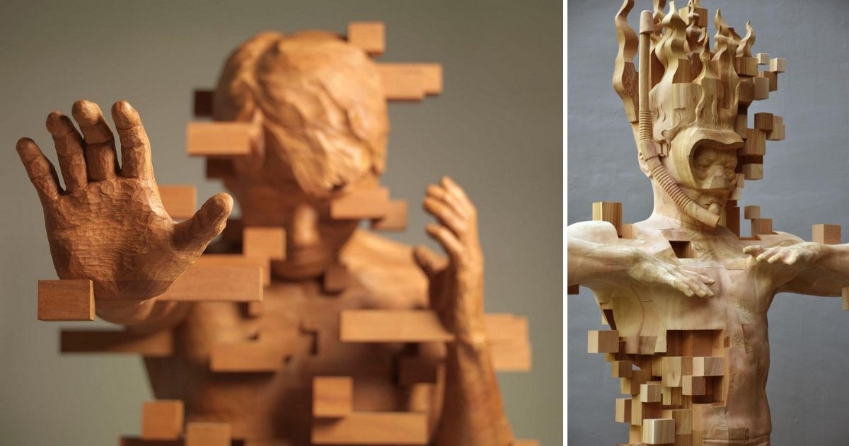 Fusing tradition and tech: the marvelous pixel sculptures of Hsu