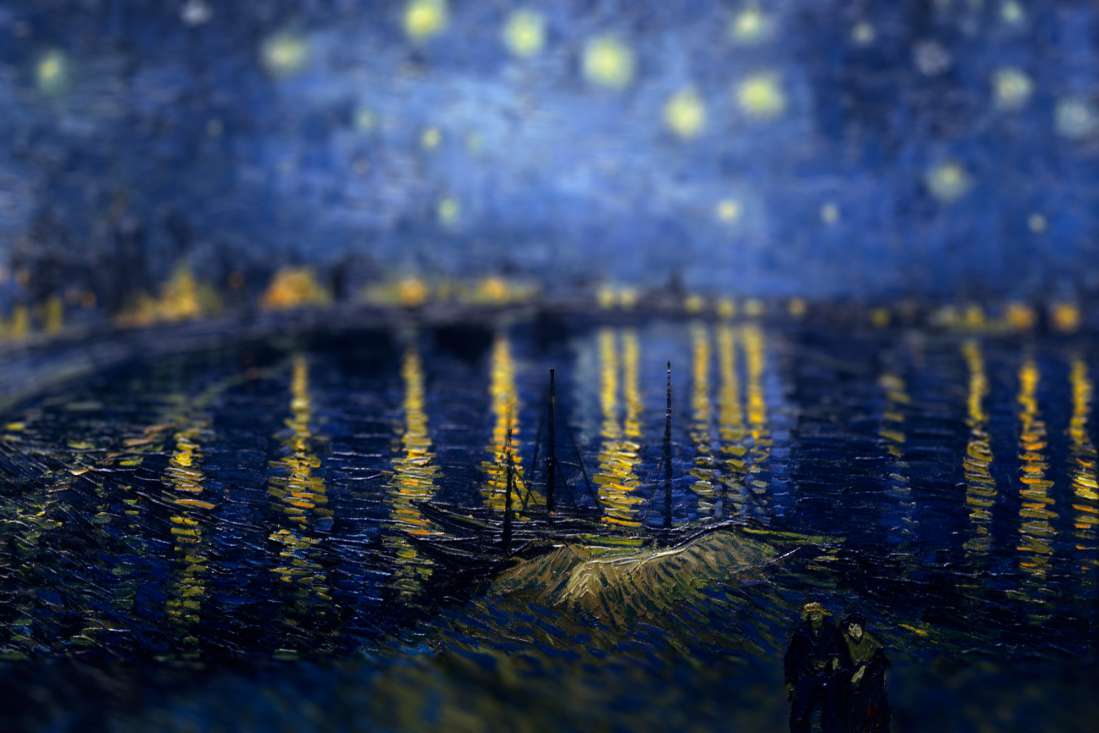 Tilt Shift Effect Wonderfully Applied To Van Gogh Paintings By Melonshade 13