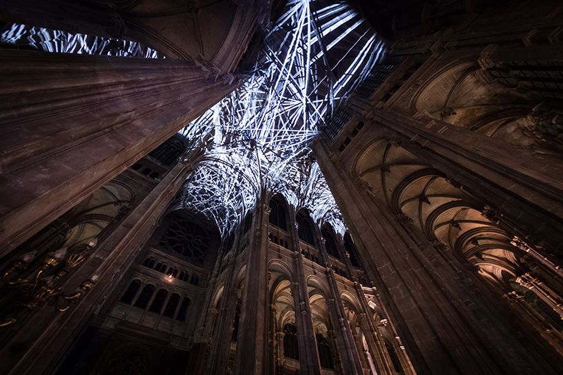 Voutes Celestes Amazing Virtual Reality Skies Projected Above A Parisian Church By Miguel Chevalier 9