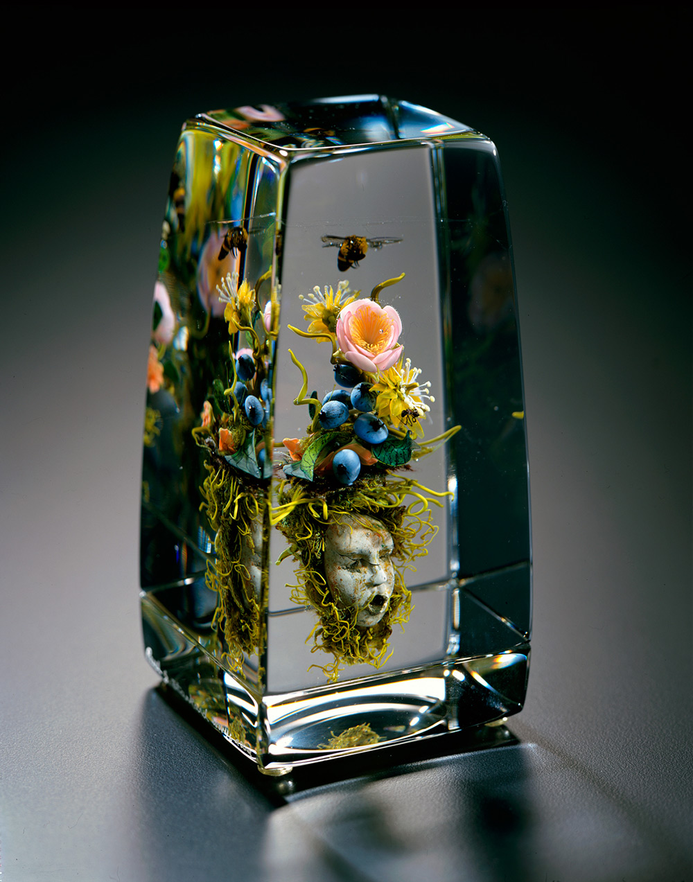 Conserved Nature: magnificent artistic glass paperweights by Paul J. Stankard