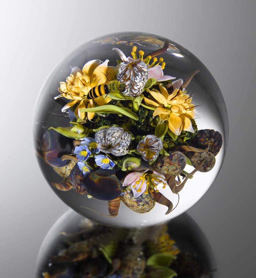 Conserved Nature Magnificent Artistic Glass Paperweights By Paul J Stankard 9