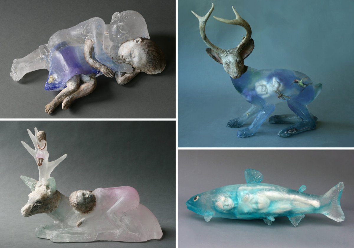 Ethereal Surrealist Sculptures Made Of Translucent Glass And Clay By Christina Bothwell 7