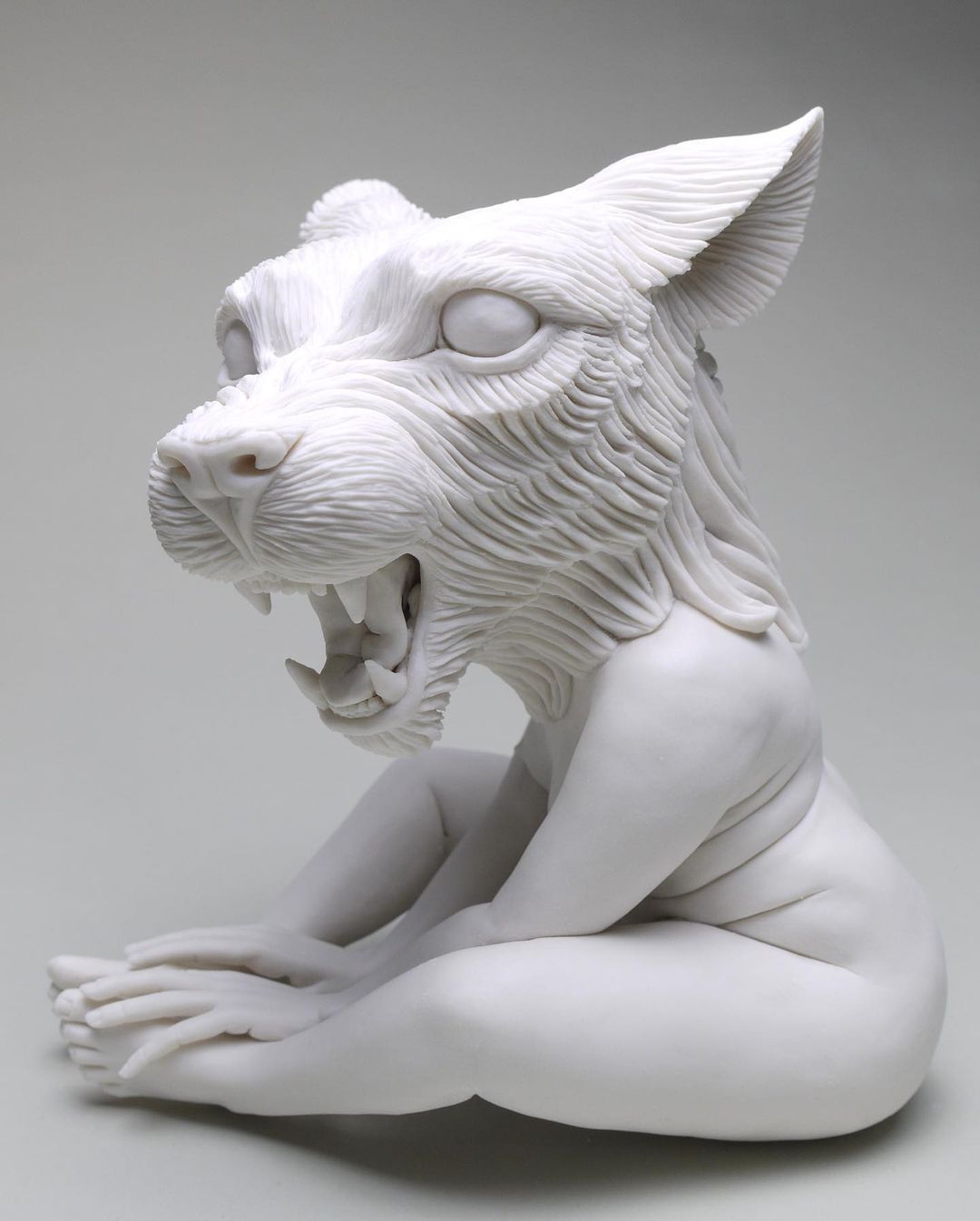 Fabulous Sculptures Of Human Animal Hybrids By Crystal Morey 16