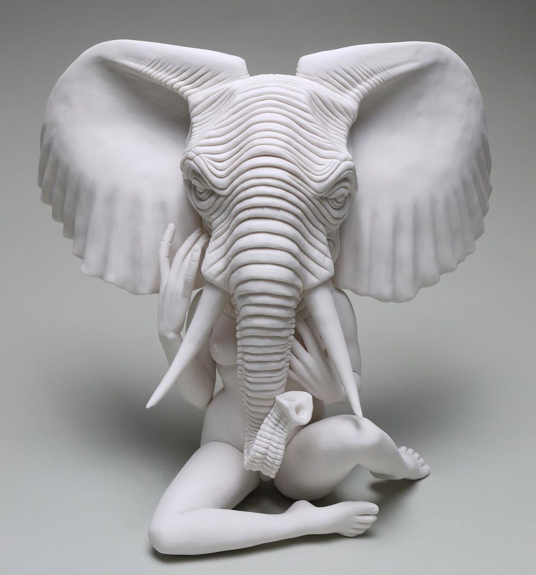 Fabulous Sculptures Of Human Animal Hybrids By Crystal Morey 6