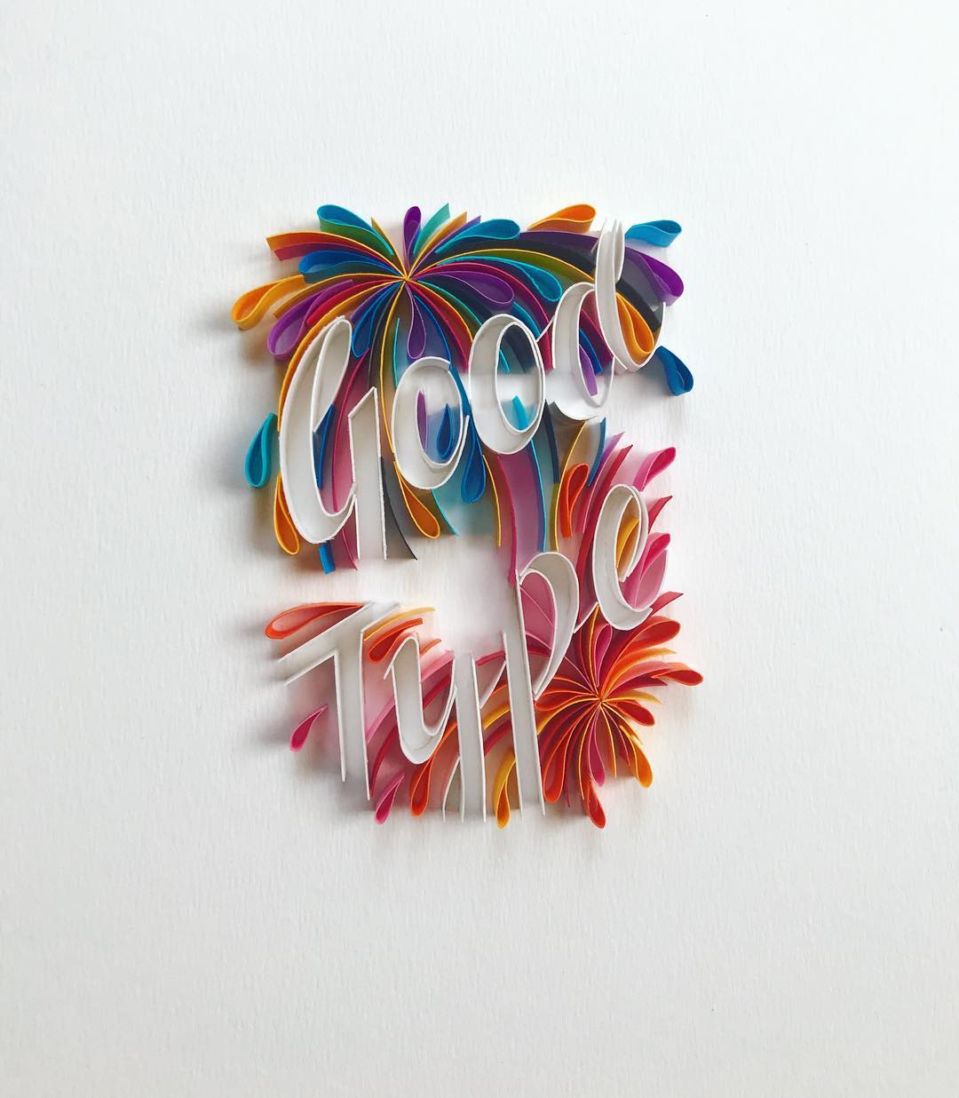 Gorgeous Quilled Typography By Sabeena Karnik 11