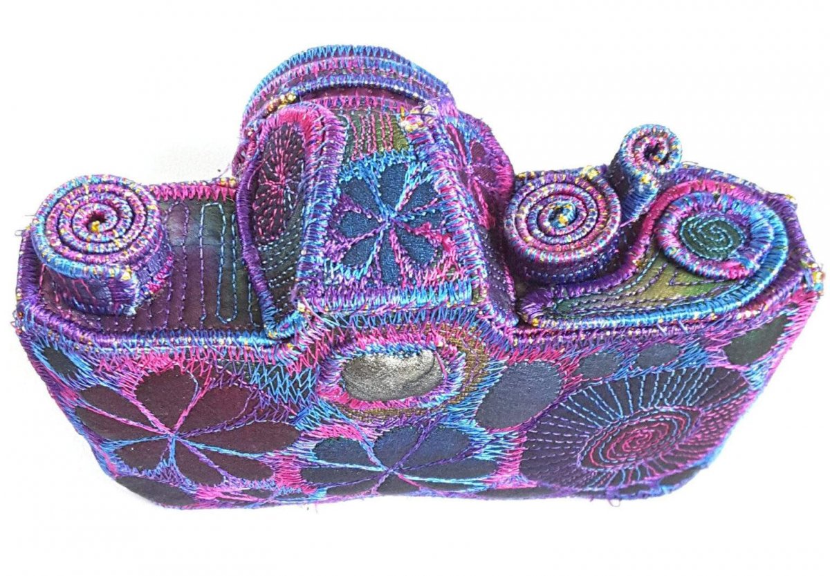Gorgeously Patterned Textile Sculptures Of Household Objects By Sue Trevor 11