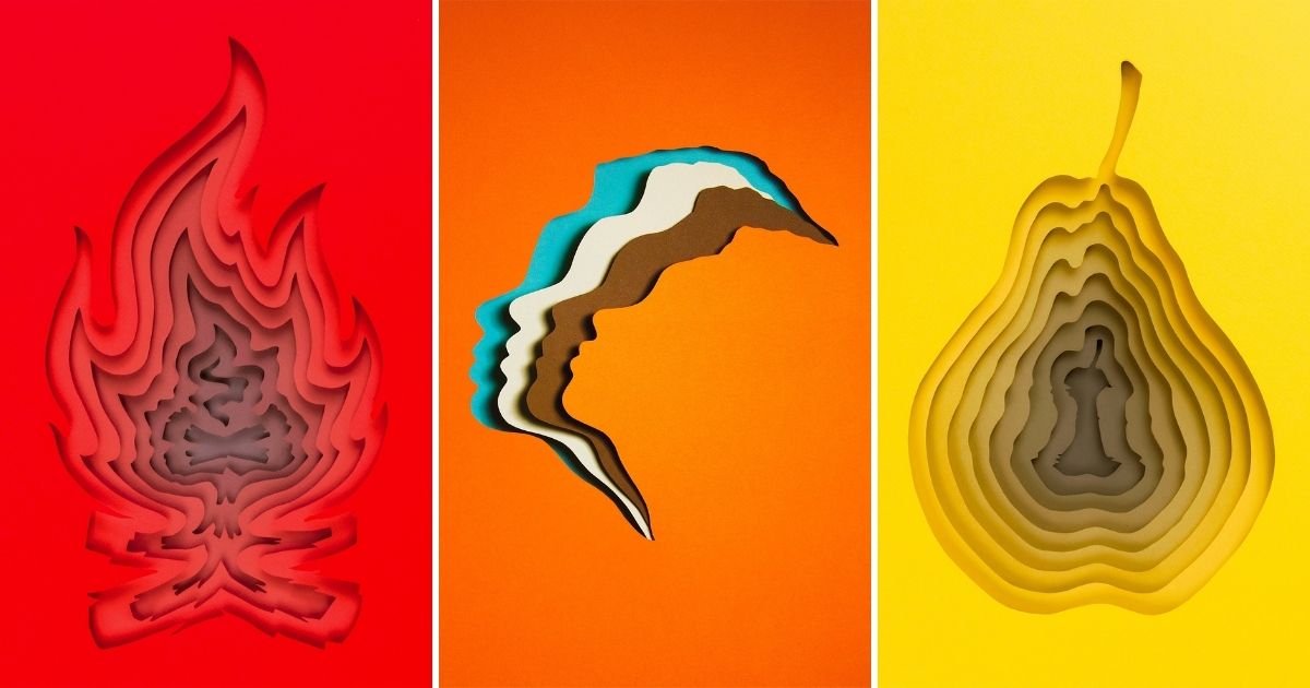 Hypnotizing Layered Paper Artworks By Mariano Pagella Sharecover