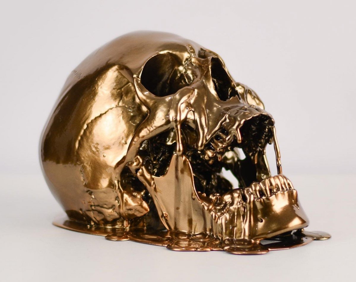 Incredible Human Skull Sculptures By Jack Of The Dust 2