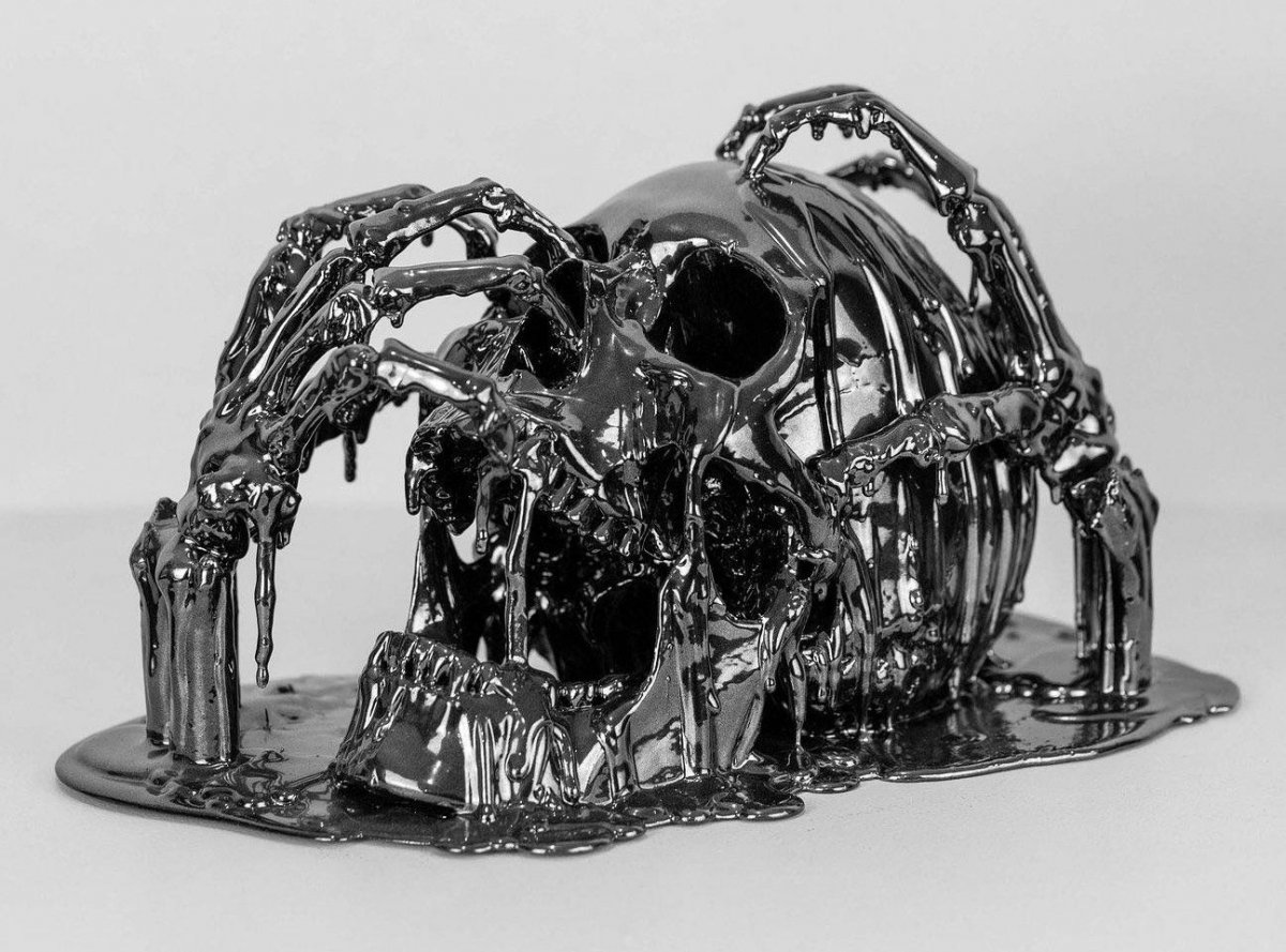 Incredible Human Skull Sculptures By Jack Of The Dust 4