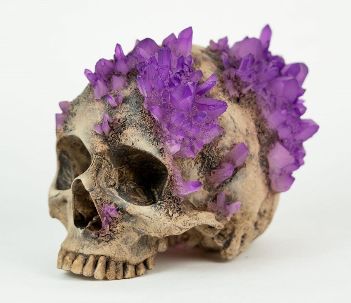 Incredible Human Skull Sculptures By Jack Of The Dust 7