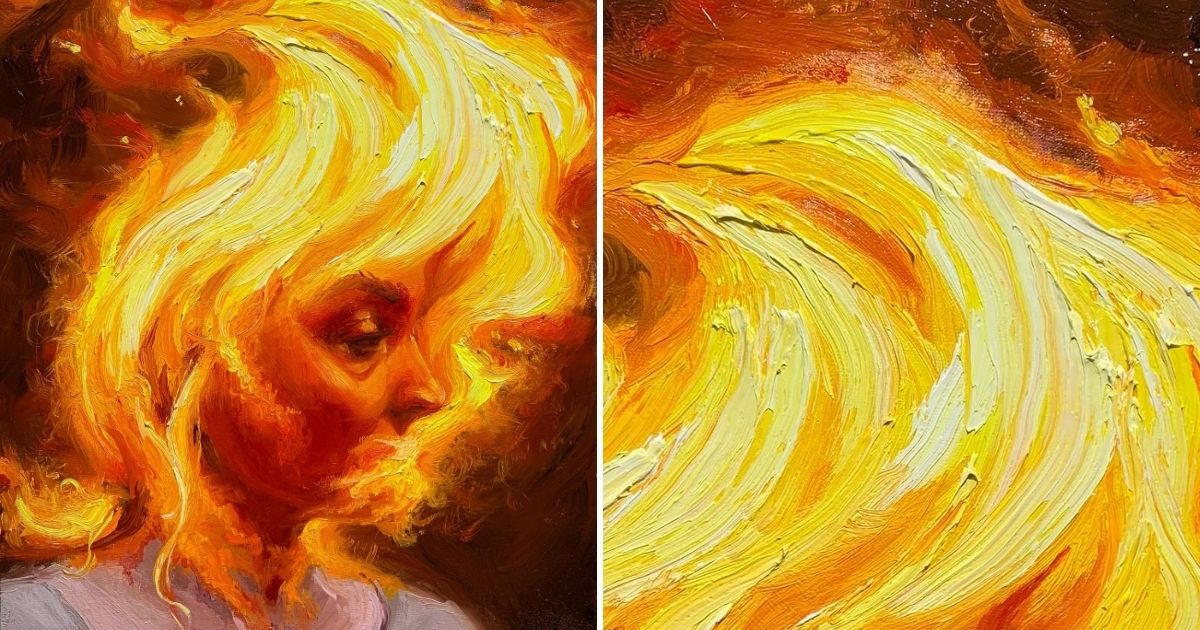 Minds On Fire Reflective Paintings By Rodney Thompson Sharecover