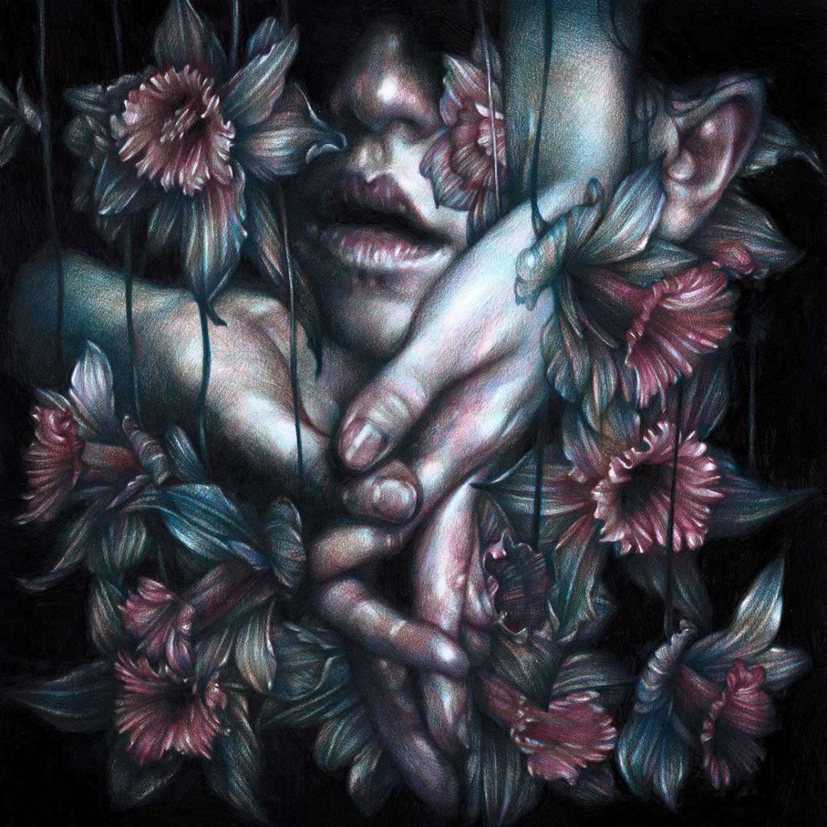 Surrealistic And Allegorical Fauna And Flora Colored Pencil Drawings By Marco Mazzoni 4