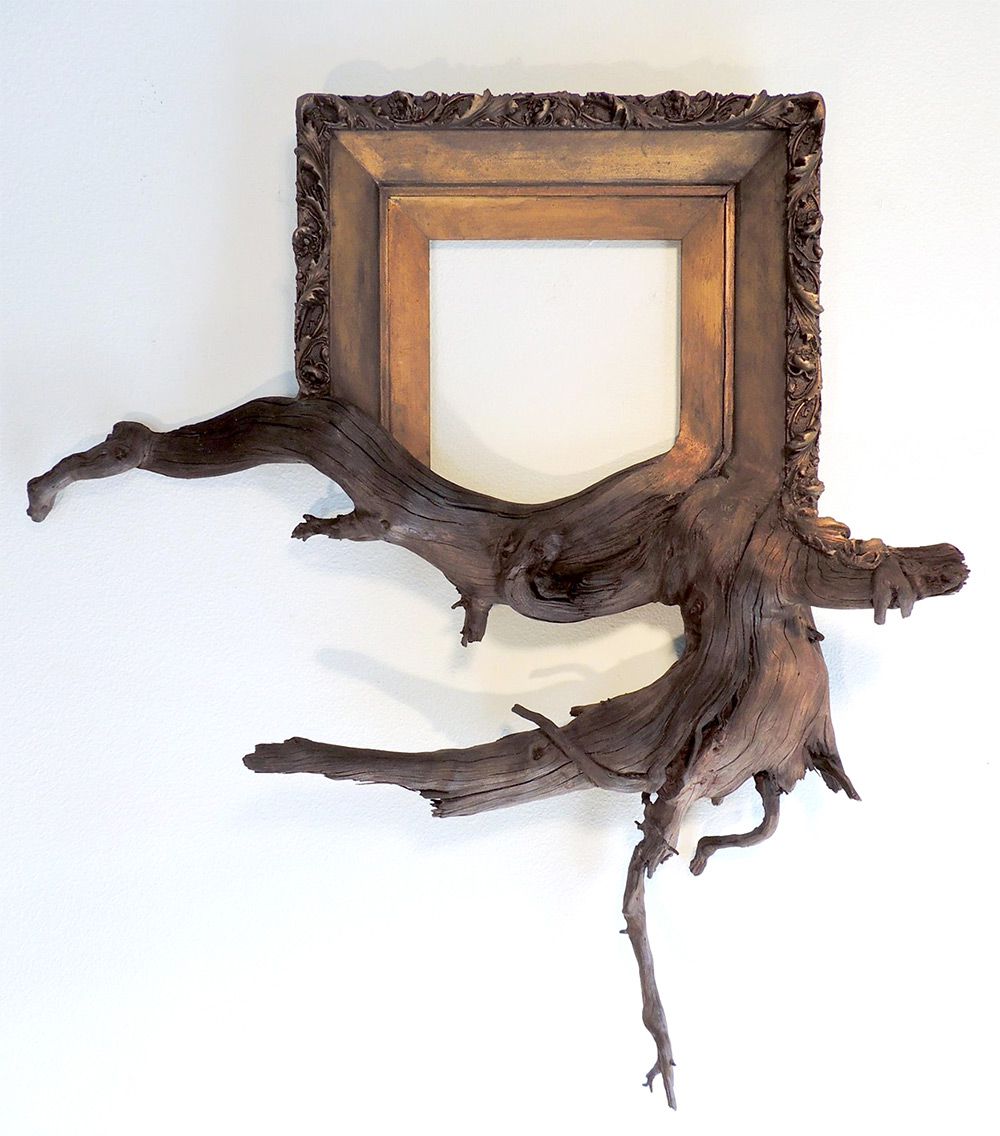 Tree Roots And Branches Fused With Ornate Picture Frames By Darryl Cox 7