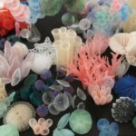 Absolutely stunning translucent textile sculptures in the shape of  organisms and common objects by Mariko Kusumoto