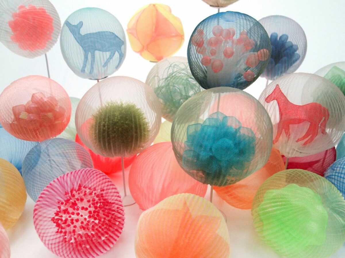 Absolutely Stunning Translucent Textile Sculptures In The Shape Of Organisms And Common Objects By Mariko Kusumoto 7