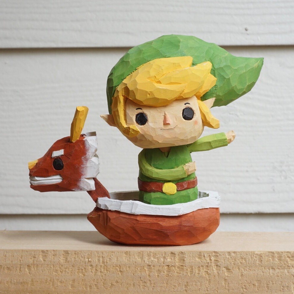 Adorable cartoon characters made from wood by Parn Aniwat — Visualflood  Magazine