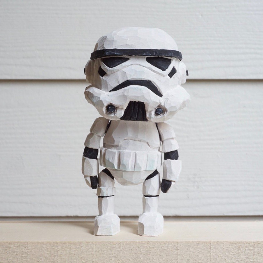 Adorable Cartoon Characters Made From Wood By Parn Aniwat 9