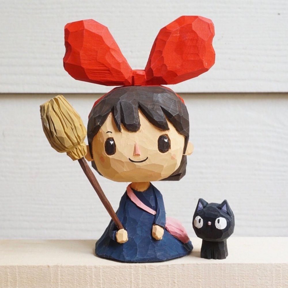 Adorable Cartoon Characters Made From Wood By Parn Aniwat