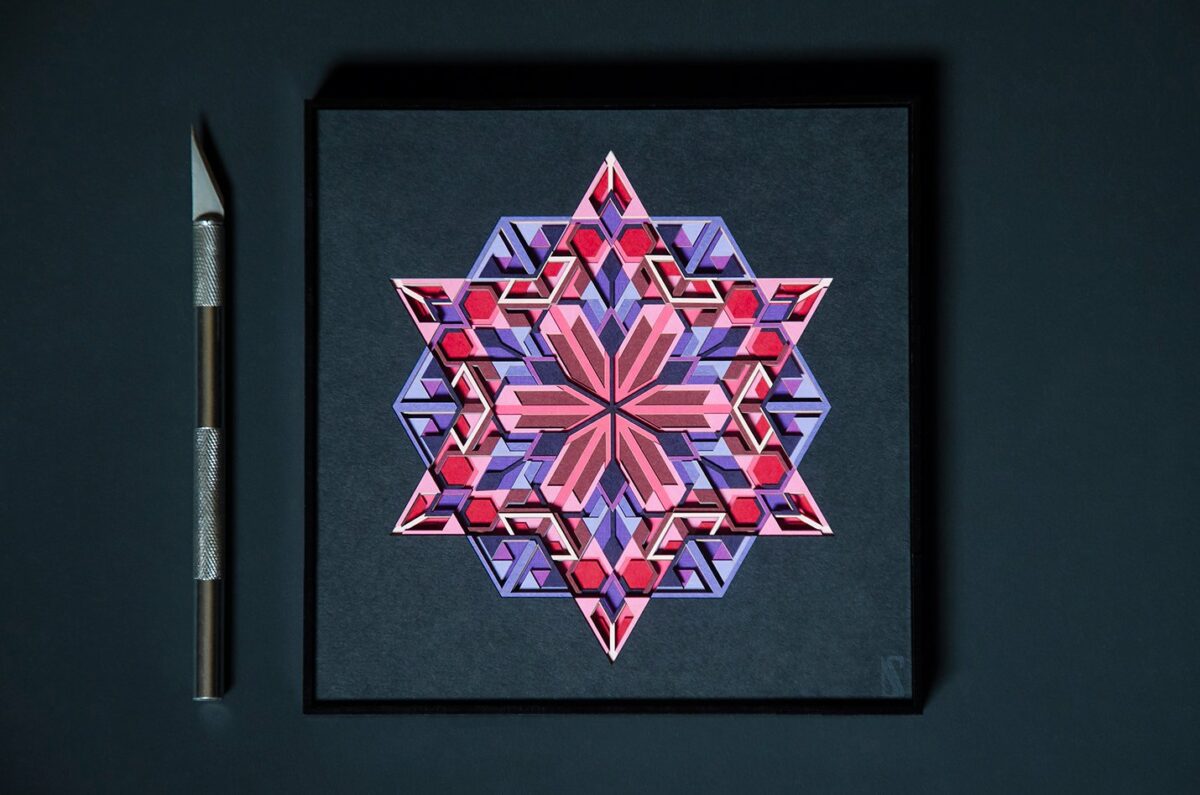 Crystal Bloom Stunning Paper Cuttings By Zubin Jhaveri Amethyst