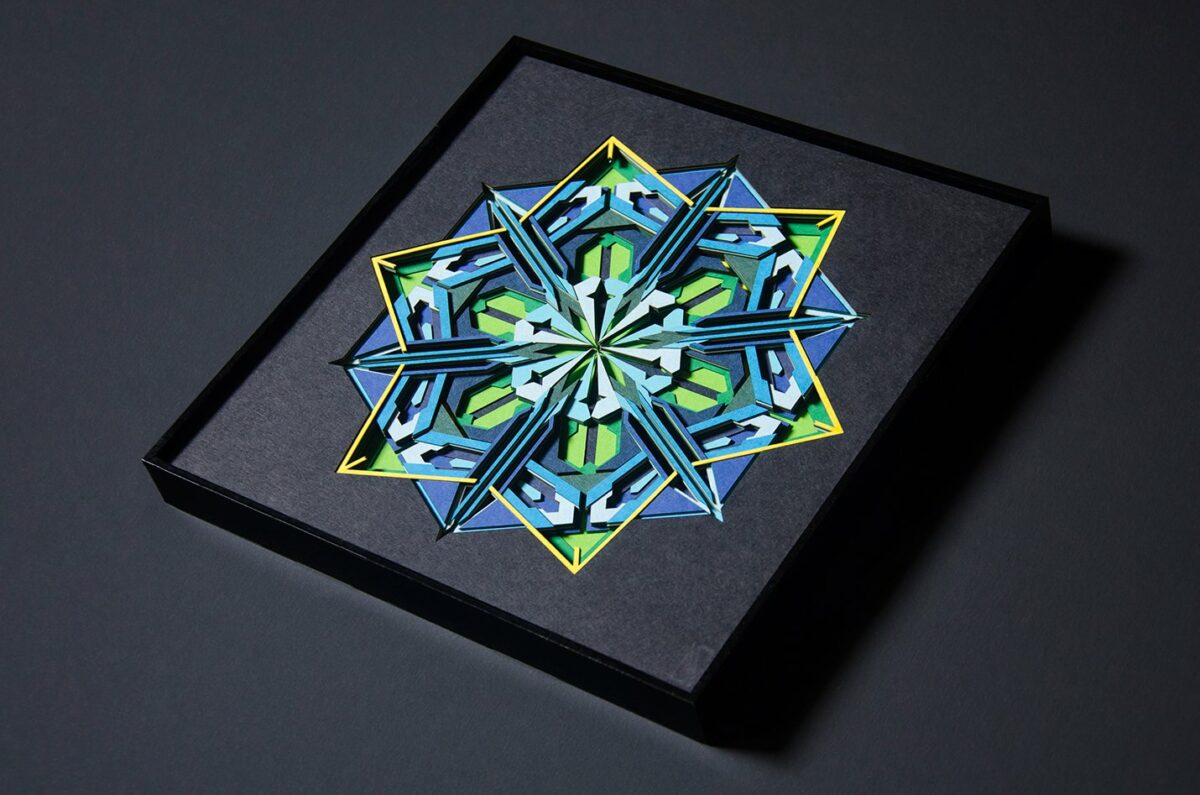 Crystal Bloom Stunning Paper Cuttings By Zubin Jhaveri Aurora Closeup